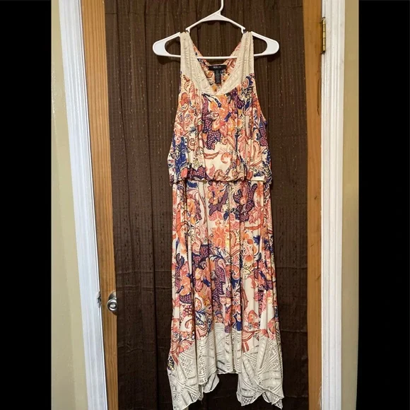 Style & Co bohemian vibe sleeveless dress. - Picture 1 of 3